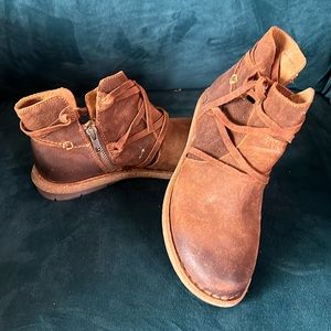 Suede Born ankle boots
